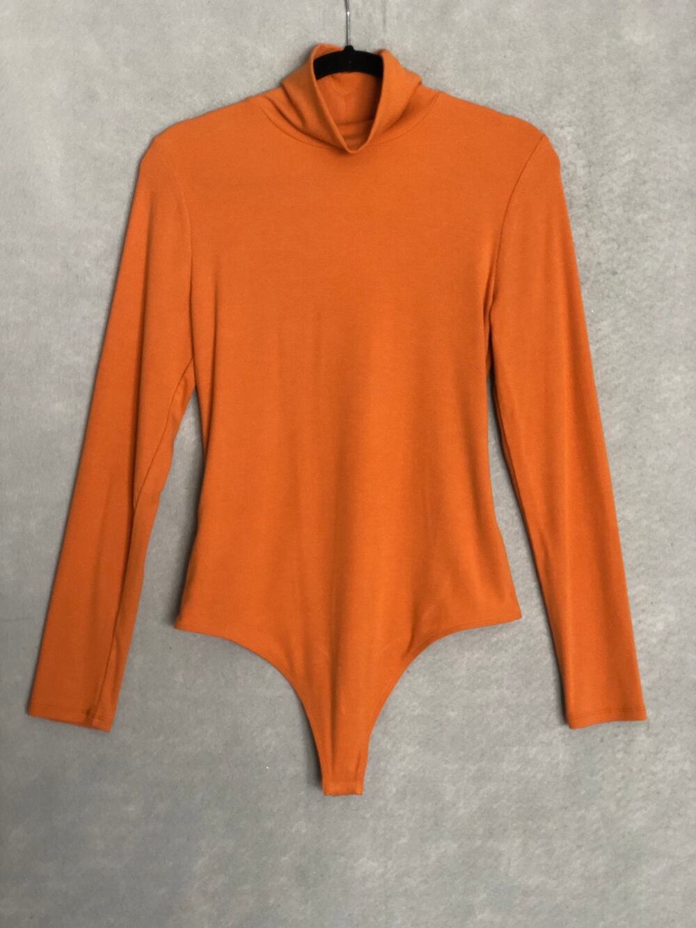 Chelsea & Violet Knit Jessica Bodysuit Women's Large Golden Morning Glory NEW